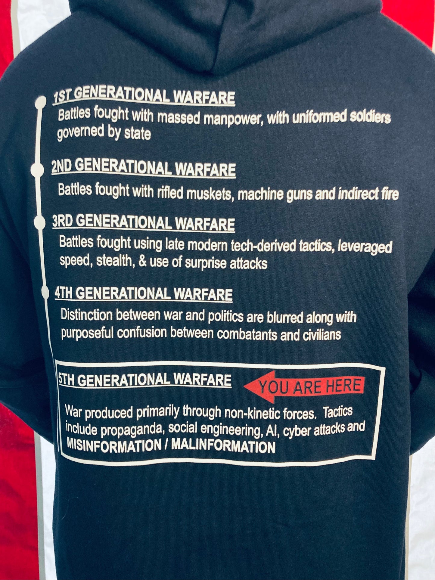 5th Generational Warfare Hoodies (unisex)