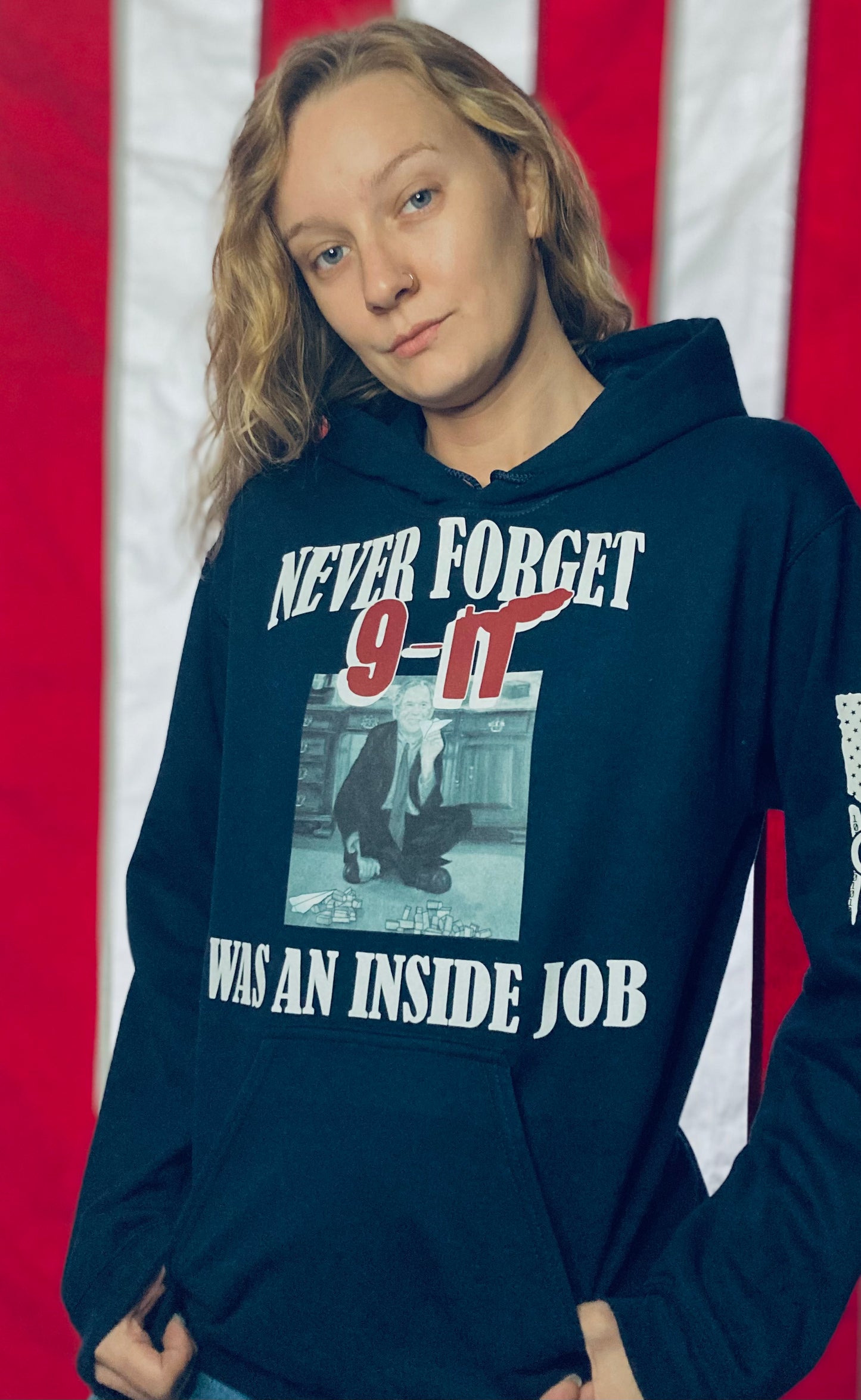 Never Forget 911 Was An Inside Job (Unisex Hoodie)