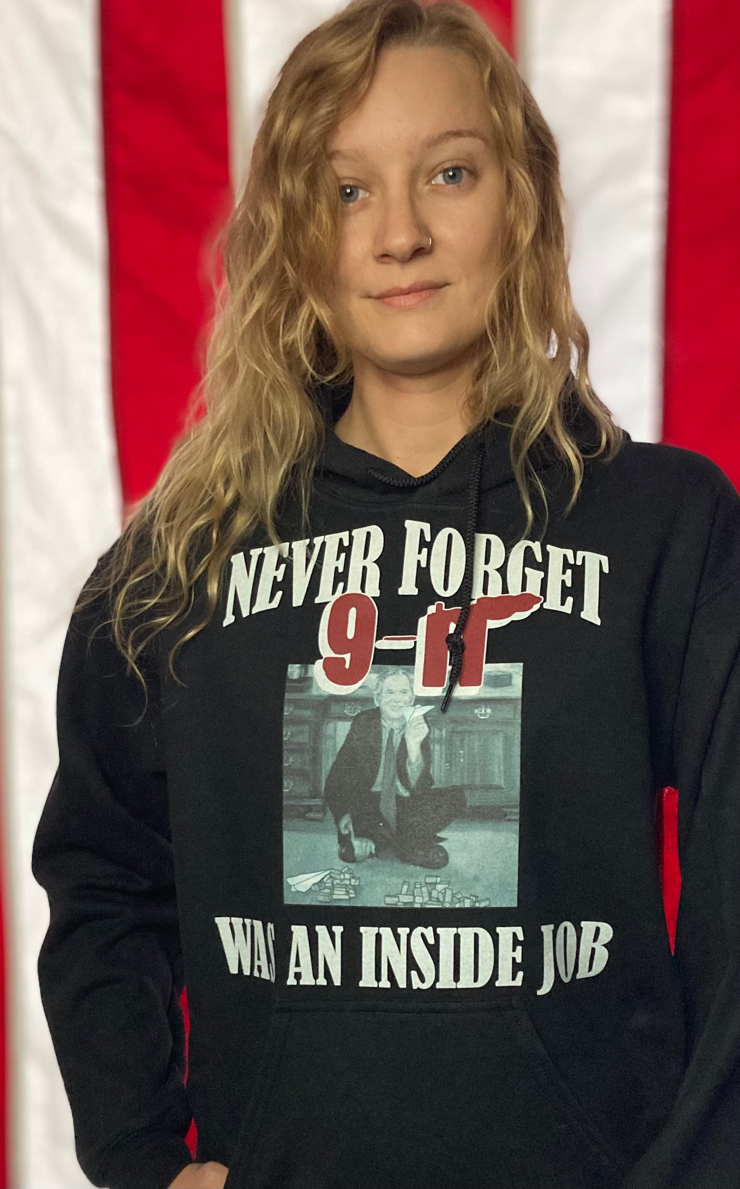 Never Forget 911 Was An Inside Job (Unisex Hoodie)