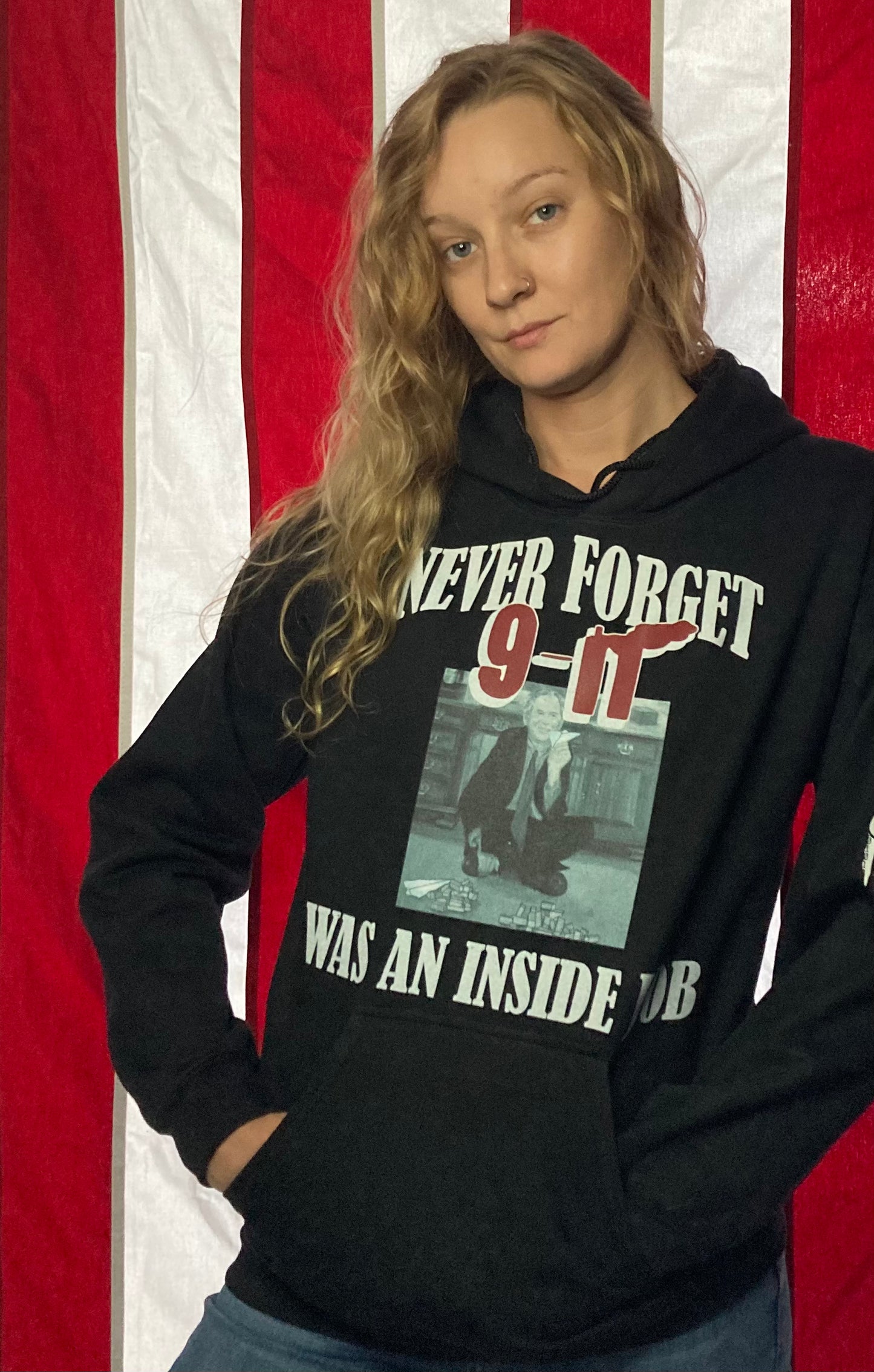 Never Forget 911 Was An Inside Job (Unisex Hoodie)