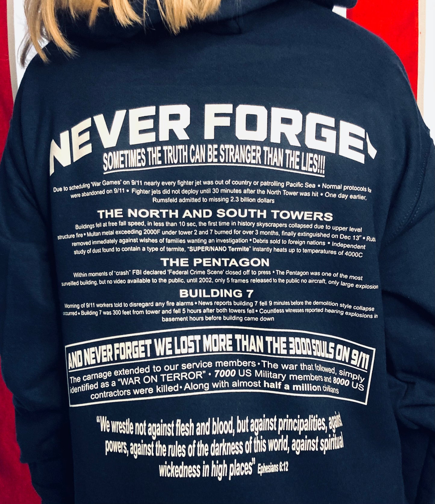 Never Forget 911 Was An Inside Job (Unisex Hoodie)