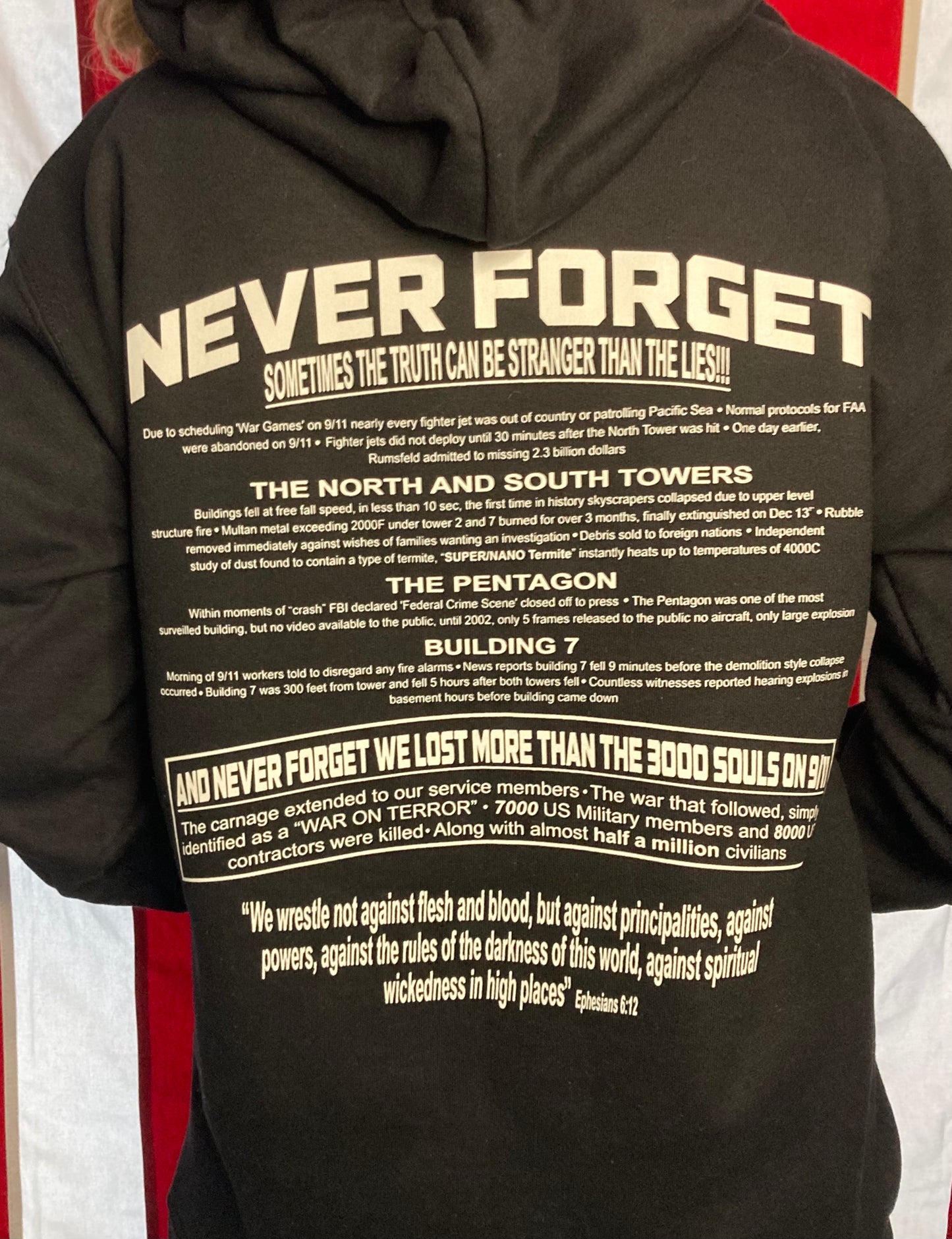 Never Forget 911 Was An Inside Job (Unisex Hoodie)